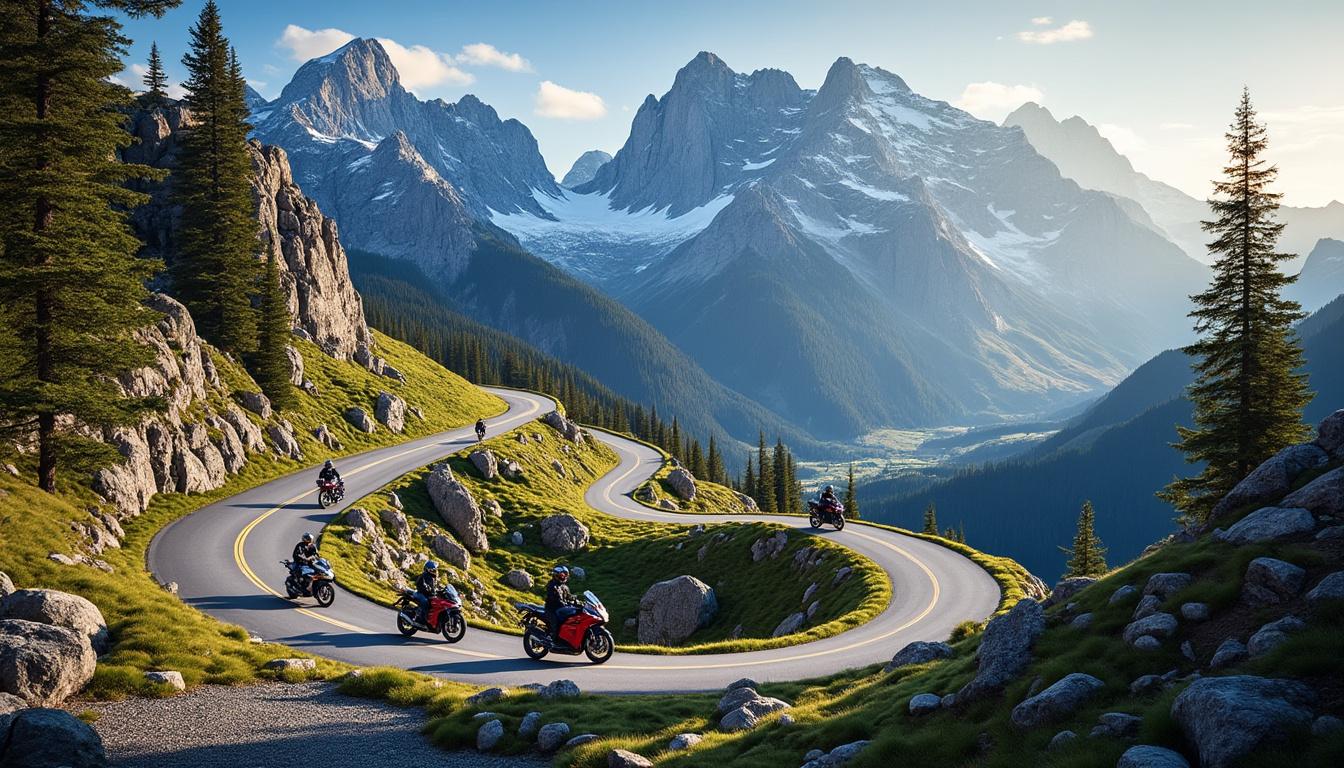 découvrez l'excitation de l'adrénaline avec notre road book moto off-road sur la spectaculaire route des grandes alpes en plein été. partez à l'aventure à travers des paysages époustouflants, des virages enivrants et vivez des moments inoubliables sur votre moto.