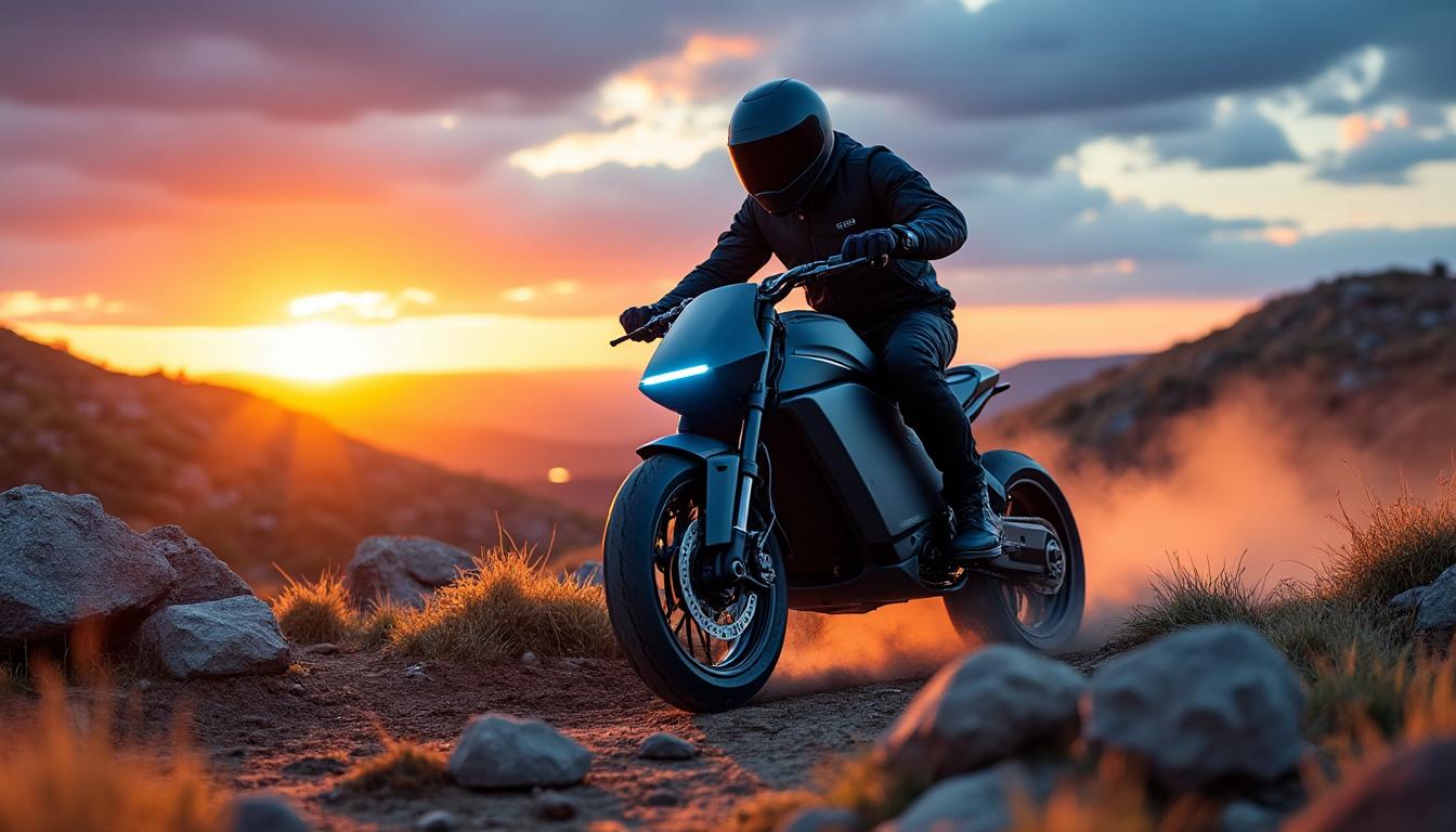 découvrez comment la moto tout-terrain électrique allie respect de l'environnement et sensations fortes, pour une aventure écologique et sans compromis.