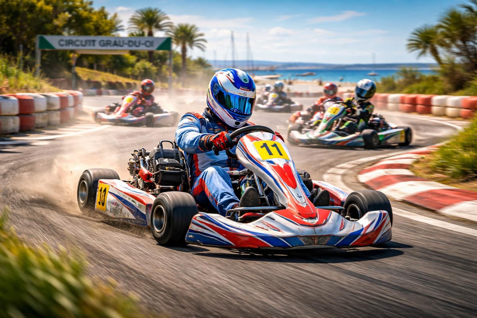 vivez une expérience inoubliable de karting au grau du roi : sensations fortes, vitesse et adrénaline garanties pour petits et grands.