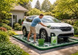 découvrez comment laver votre voiture dans votre cour tout en protégeant l'environnement grâce à des pratiques écologiques et responsables.