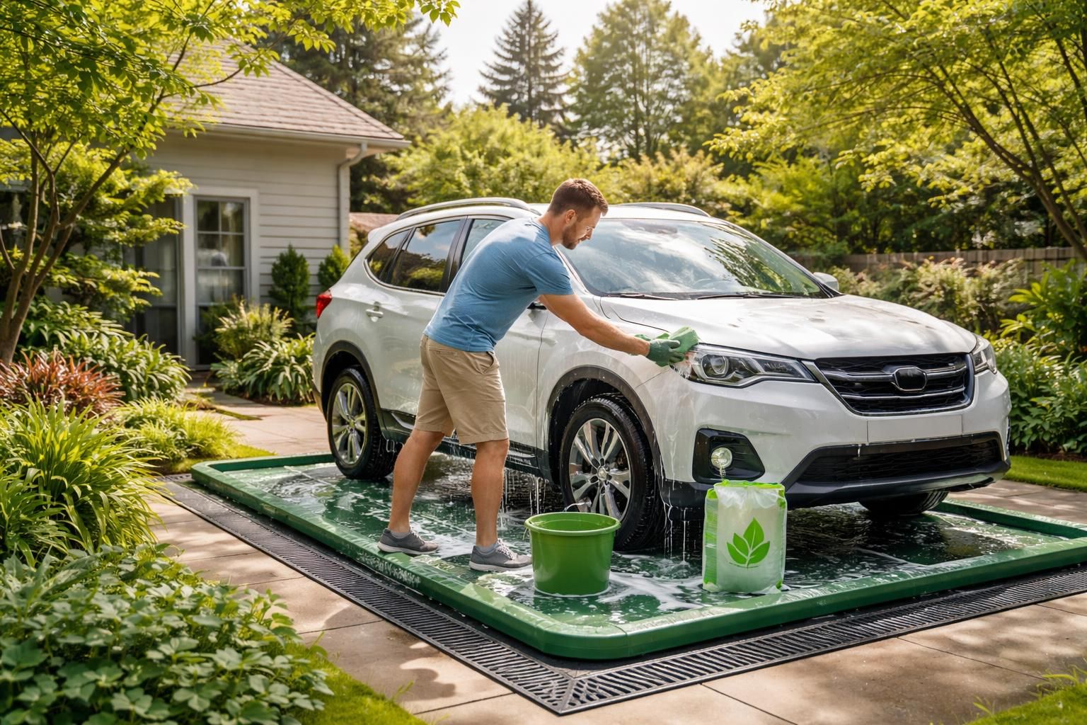 découvrez comment laver votre voiture dans votre cour tout en protégeant l'environnement grâce à des pratiques écologiques et responsables.