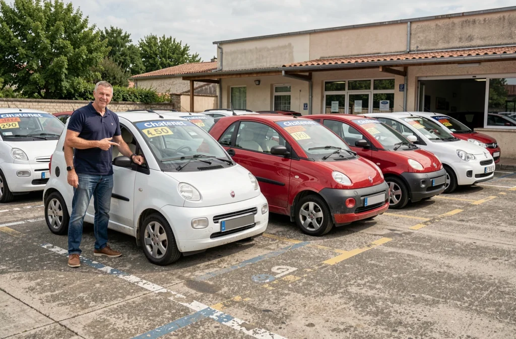 Lot de Chatenet d'occasion dans un garage spécialisé en voitures sans permis